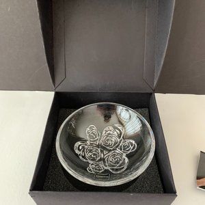 Rogaska 24% Lead Crystal Dish Bowl Made in SLOVENIA NEW IN BOX
